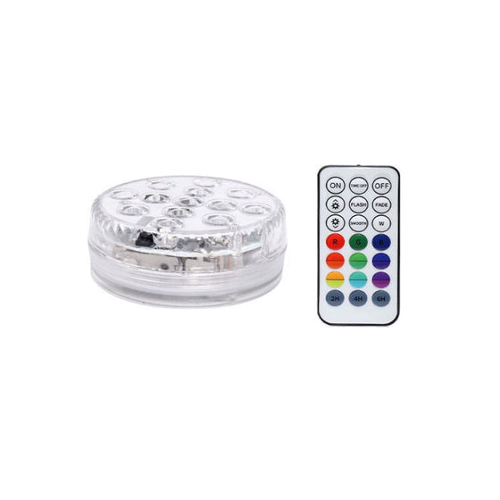 Fjärrstyrd poolundervattenslampa