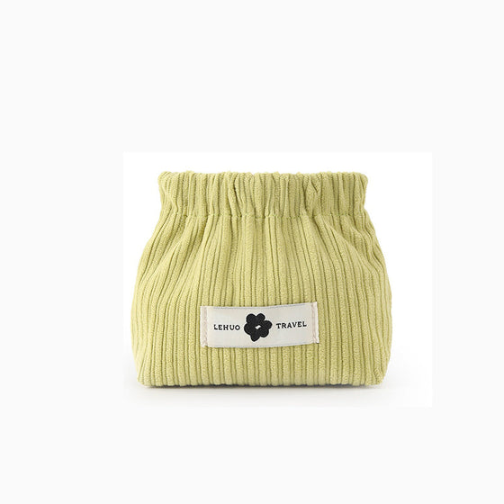 Organisatör för elastiska hårsnoddar i corduroy