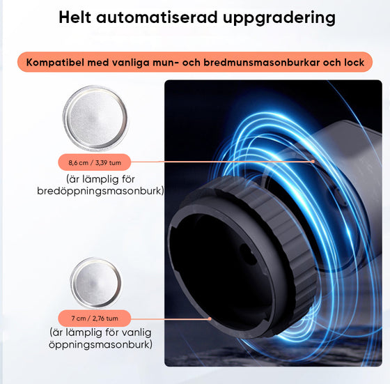 Electric vacuum sealing machine for Mason Jars