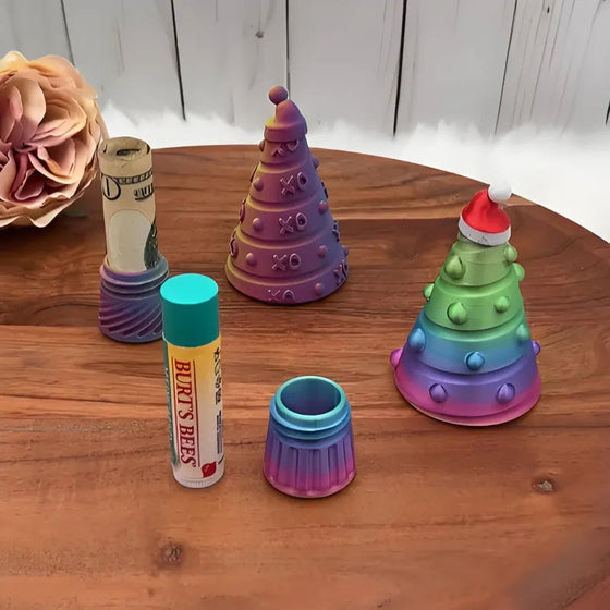 3D-tryckt julgran Stasher prydnad