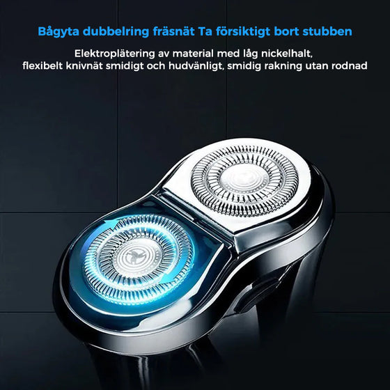 Tvättbar mini elektrisk bärbar elektrisk rakapparat