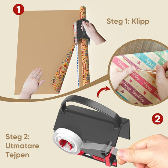 Pappersklippare och dispenser-set