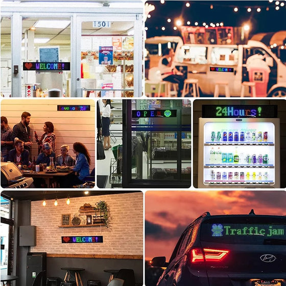 Ultratunn flexibel Bluetooth LED-skärm