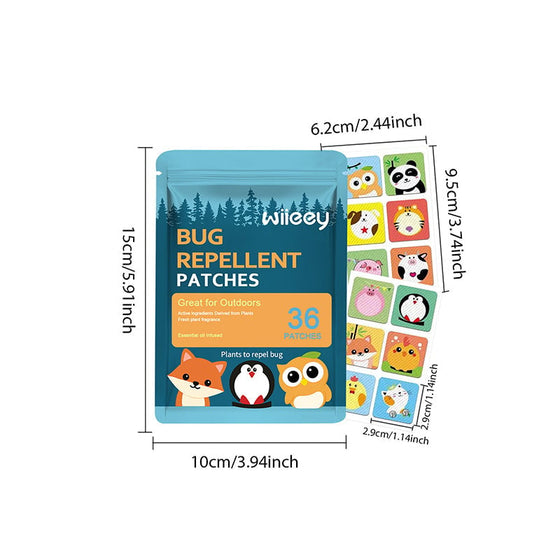 Skonsamt örtbaserat myggmedelplåster