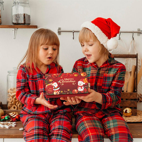 Hopfällbart Julkuvert Med 6 Fack