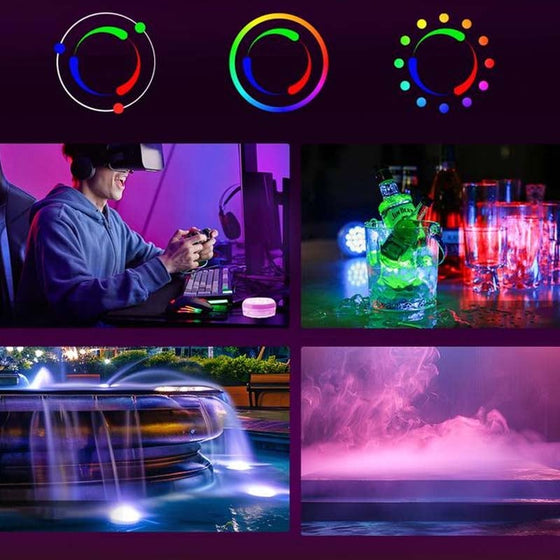 Dubbelskiktad vattentät självhäftande LED-poolbelysning