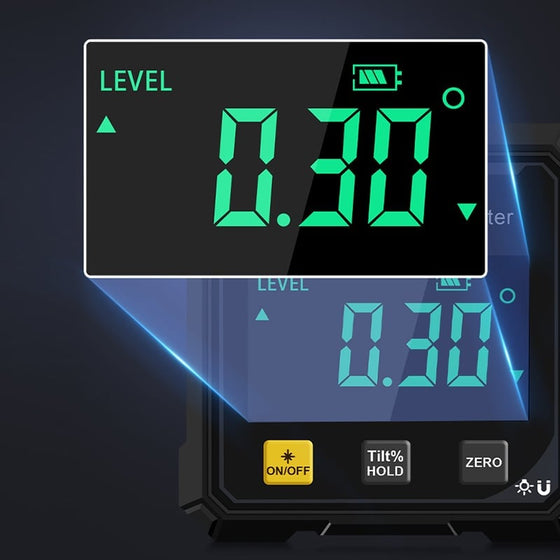 Storskärms Digital Lutningsmätare Med Dubbel Laser