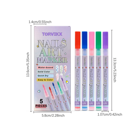 Set med nagelkonstpennor