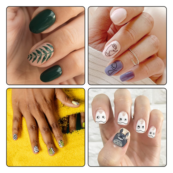 Set med nagelkonstpennor