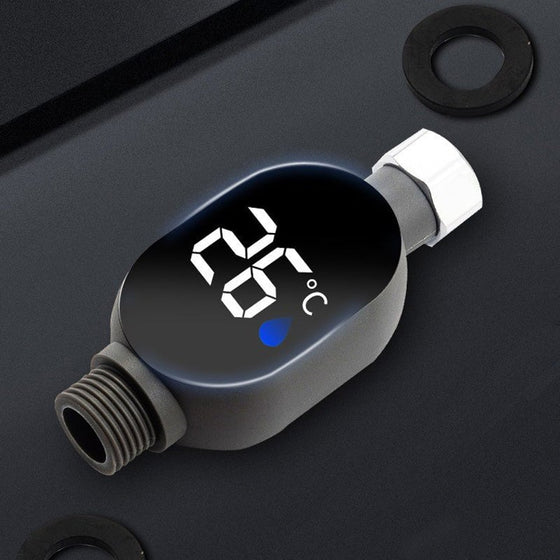 Duschtermometer med LED-skärm