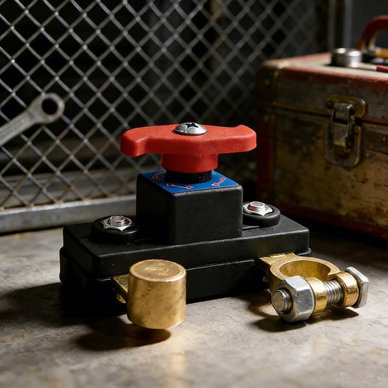 Universell batterifrånskiljare & läckageskydd