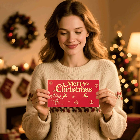 Hopfällbart Julkuvert Med 6 Fack