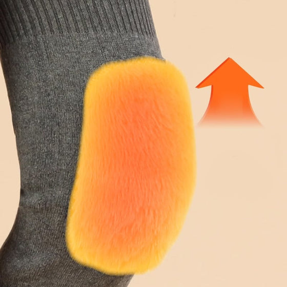 Velvet warm velcro knee pads