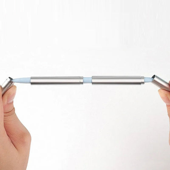 Hopfällbart sugrör i rostfritt stål