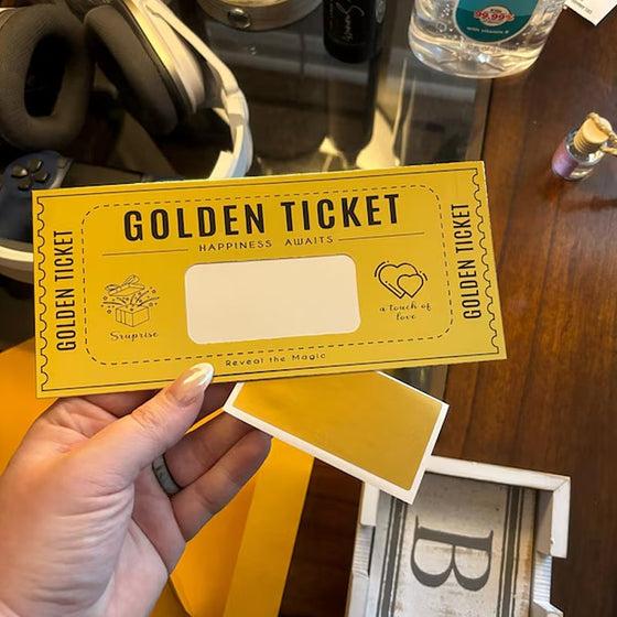 Skraplotteri Med Gyllene Lotter