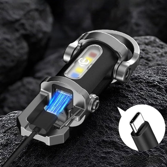 Vattentät nyckelringsficklampa