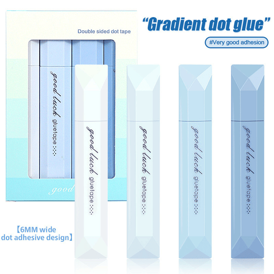 Dubbelhäftande tejprulle för scrapbooking