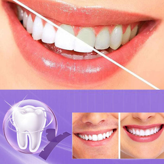 Gula tandblekningsremsor