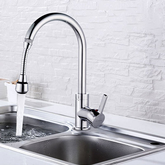 Stänkskyddad strålsamlare för köksblandare