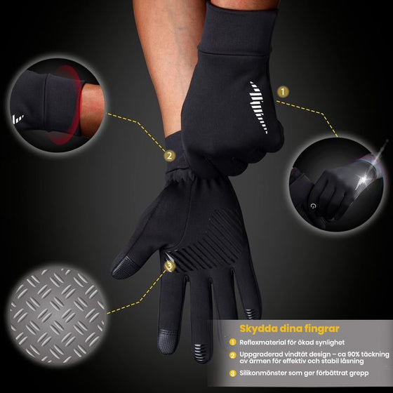 Varma Cykelhandskar Med Pekskärm