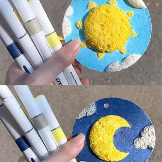 Ritpapper med skumtextur