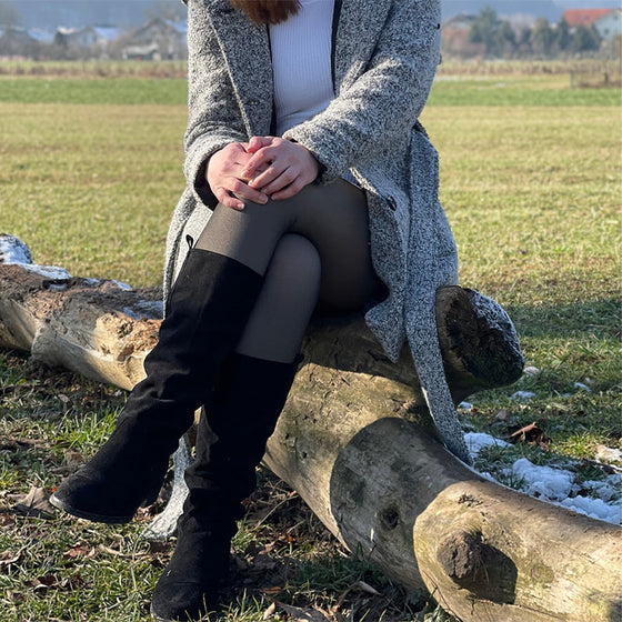 Felfria ben Fake Translucent Warm Strumpbyxor