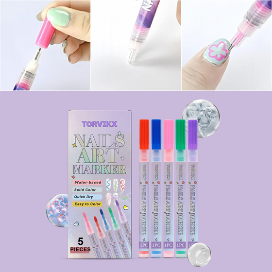 Set med nagelkonstpennor