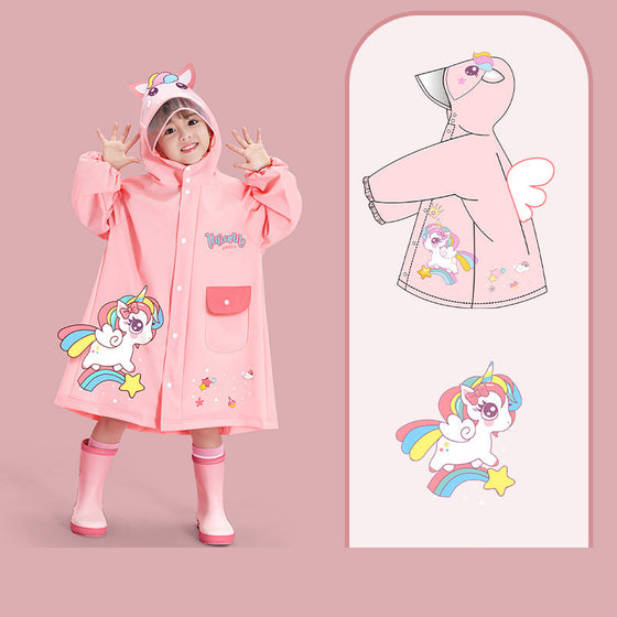 Söt regnjacka för barn