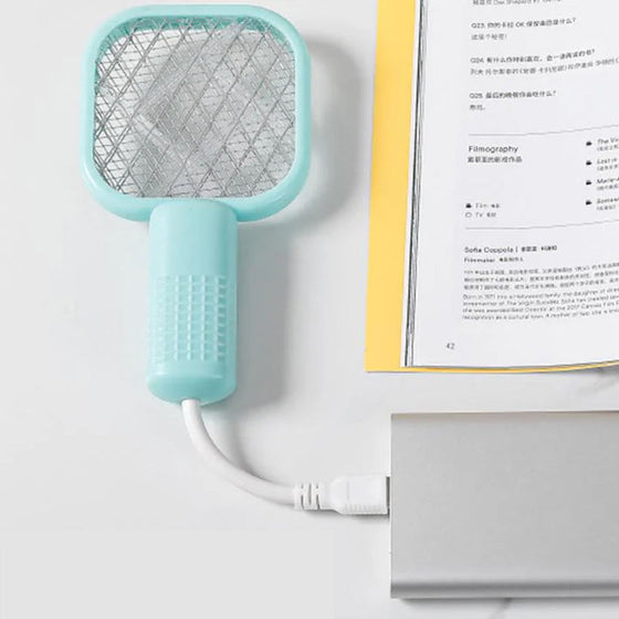 Elektrisk myggsmällare rackett myggavvisare