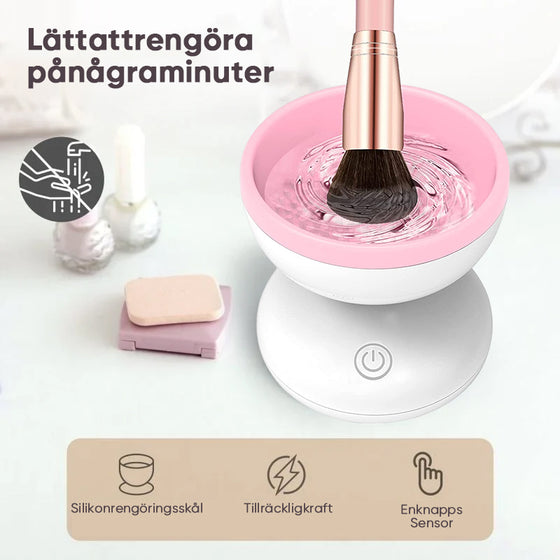 Elektrisk makeupborstrengöringsmaskin