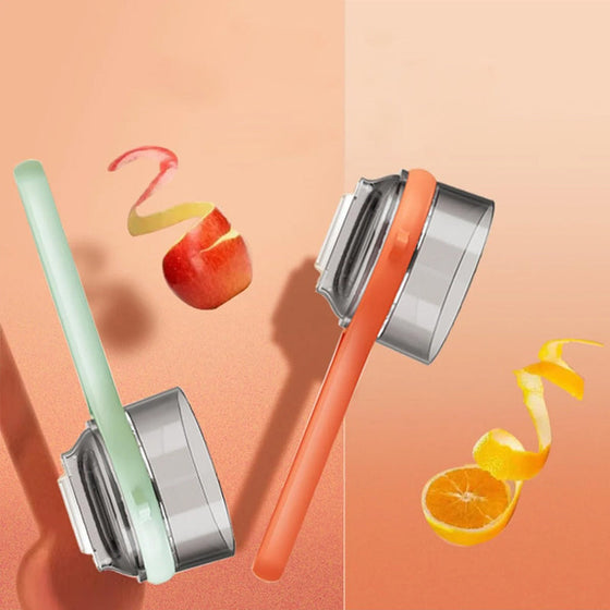 Grönsaksskalare med förvaringslåda