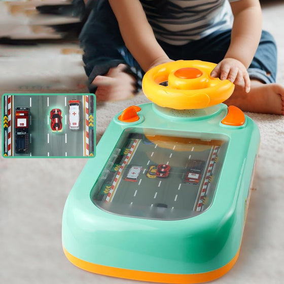 Pedagogisk ratt-simuleringsleksak