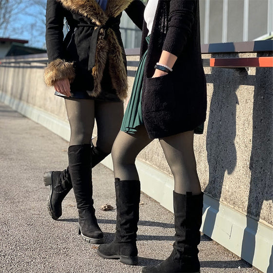 Felfria ben Fake Translucent Warm Strumpbyxor