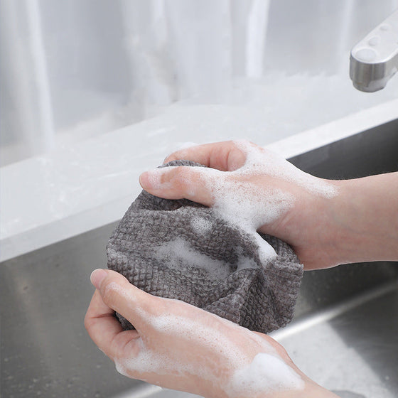 Hållbar köksskrubbduk