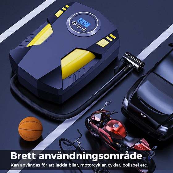 Bärbar digital display luftpump