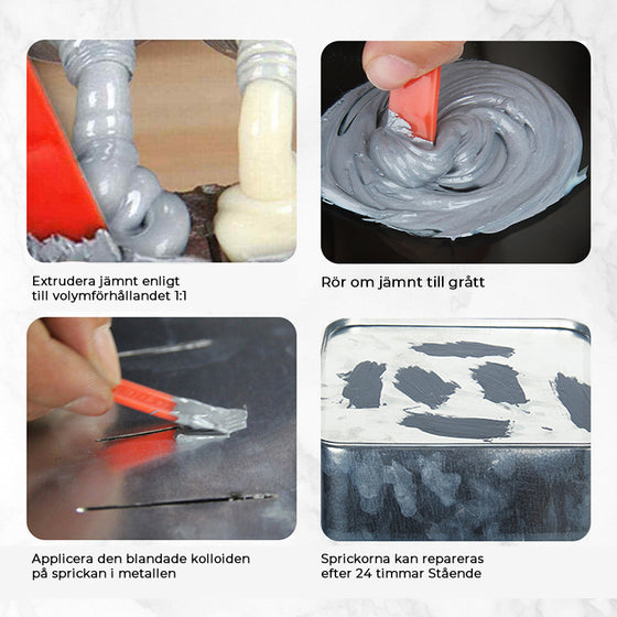 Lim för reparationsgjutning