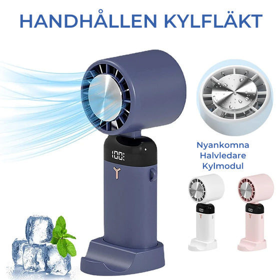 Bärbar elektrisk kallkompresskylfläkt