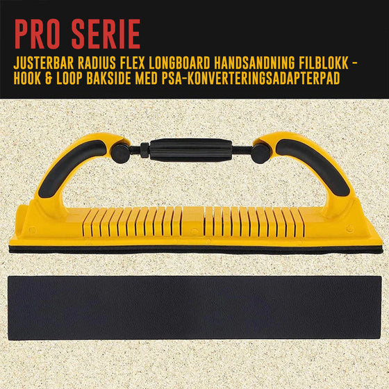 Justerbart handslipningsverktyg för longboard, handhållen slipblock och handkvarn