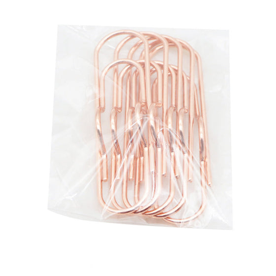 Multifunktionella metallfärgade pappersklämmor