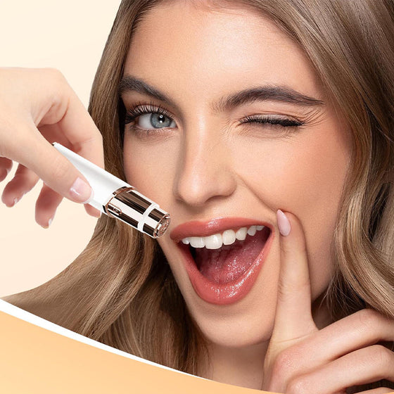 2-i-1 Elektrisk Ögonbrynstrimmer