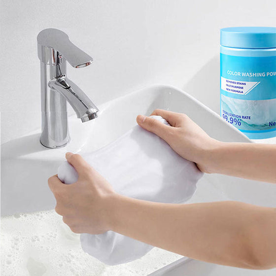 Fläckborttagningspulver med aktivt syre