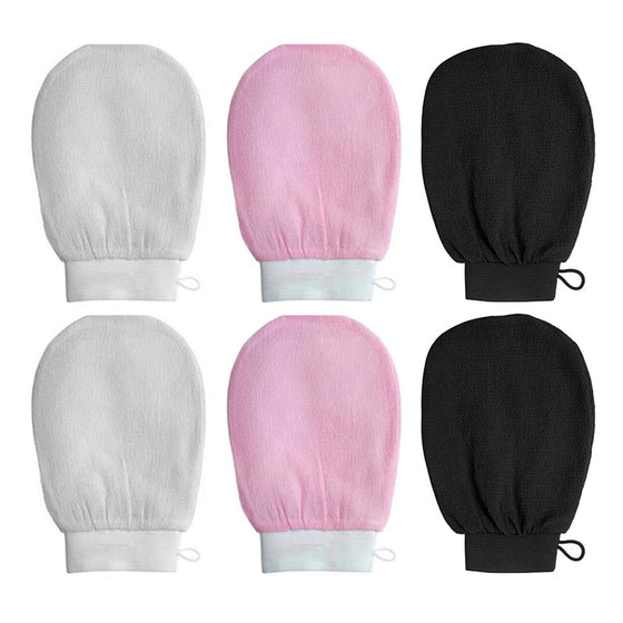 Exfolierande badhandskar