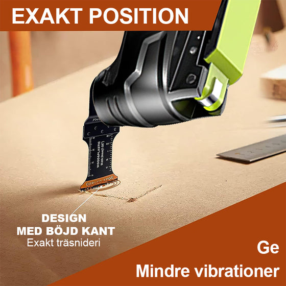 Skärsblad för Oscillerande verktyg med böjd kant (20 st)