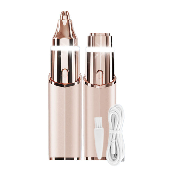 2-i-1 Elektrisk Ögonbrynstrimmer