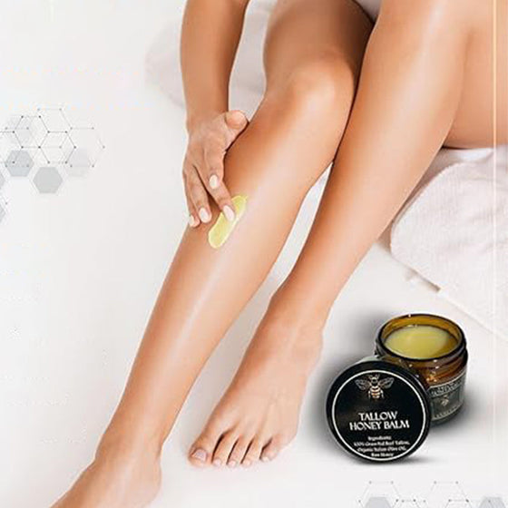 Nötkreatur Talg Bivax och Honung Ansiktskräm