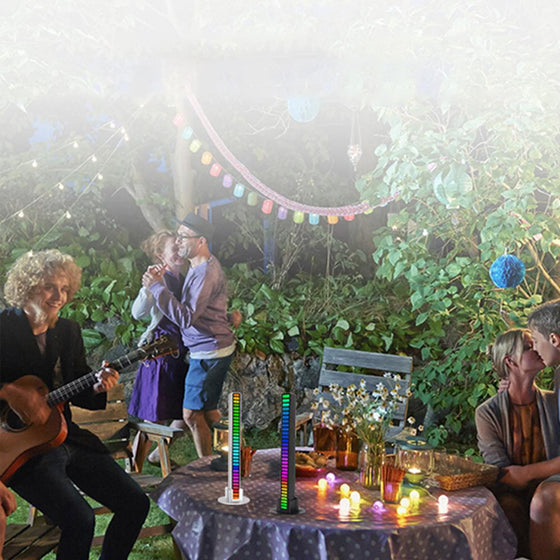 Trådlös ljudaktiverad RGB ljuslist