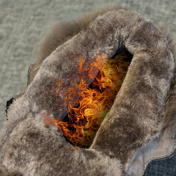 Bomullsfodrade Martin Stövlar för kvinnor