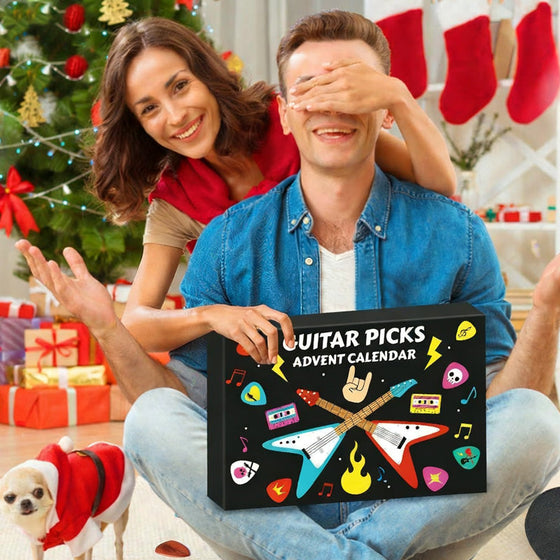 Jul Gitarrplektrum Nedräkning Adventskalender