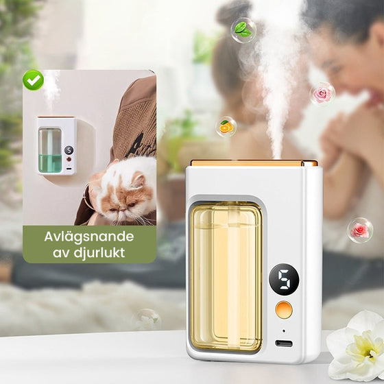 Automatisk diffusor för aromaterapi