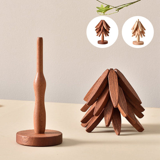 Isoleringsunderlägg av massivt trä